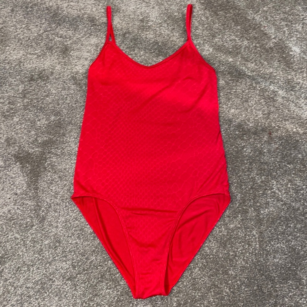 Ethika embossed snake print bodysuit